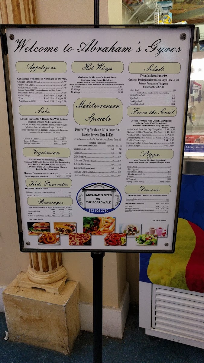 Abraham's Gyros Menu - Image 5